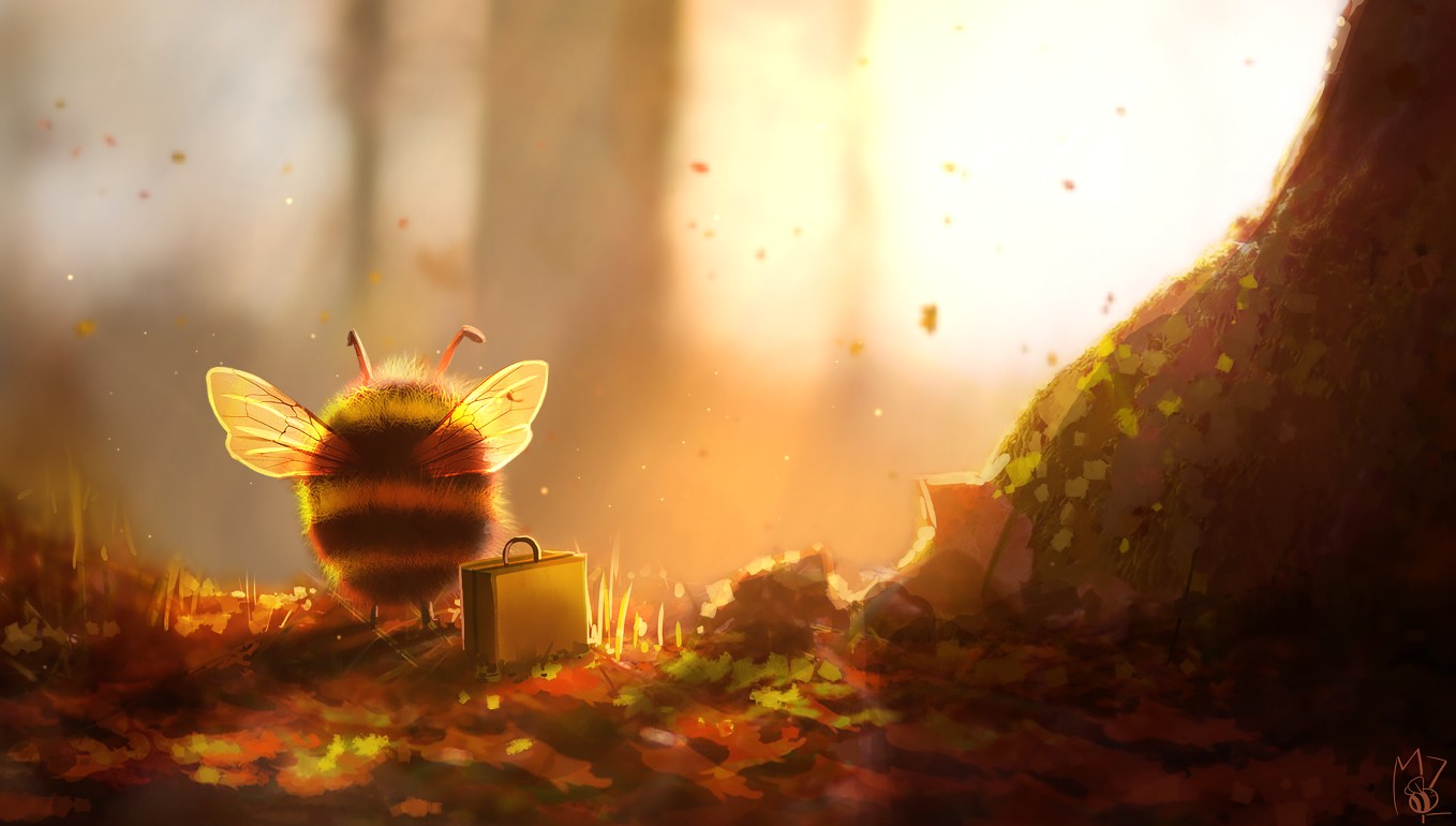 《Wallpaper Engine》卡通風(fēng)旅行蜜蜂動(dòng)態(tài)壁紙