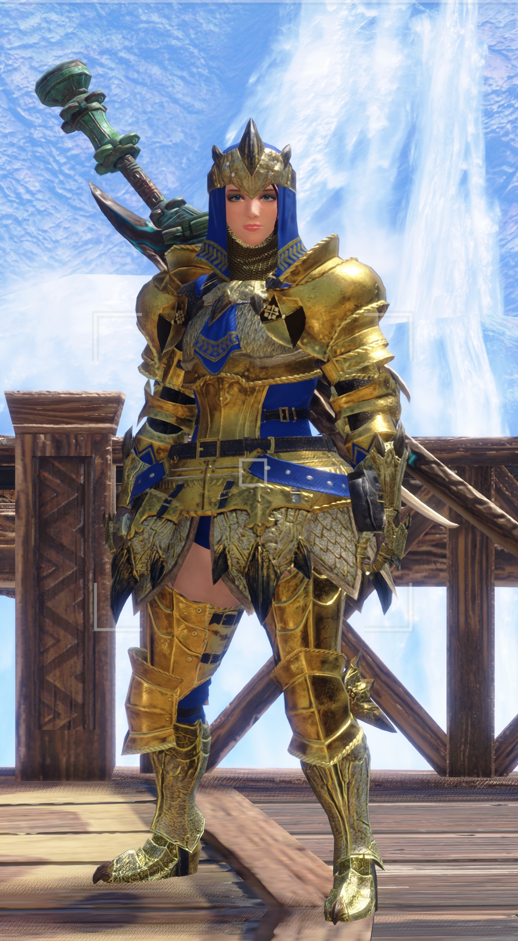 《怪物獵人：崛起》女性雌火龍套裝腰部替換為男性版本MOD