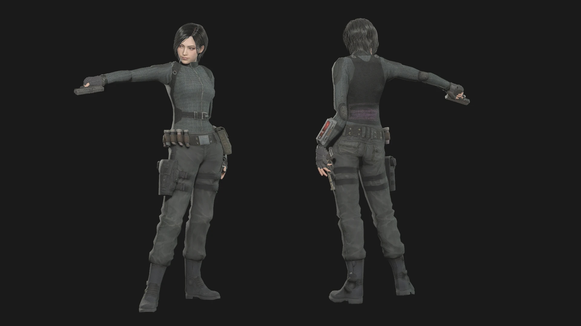 《生化危機4：重制版》艾達狼群小隊套裝MOD