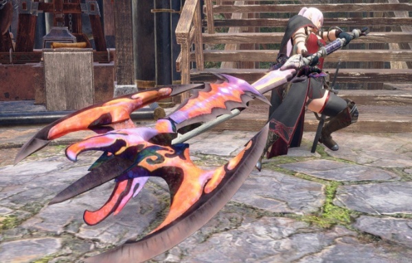 《怪物獵人：崛起》世界溟波盾斧MOD