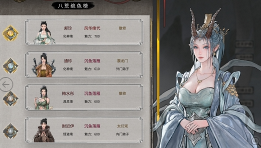 《鬼谷八荒》八荒絕色榜3.0MOD