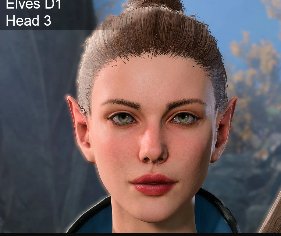 《博德之門3》精致精靈外觀MOD