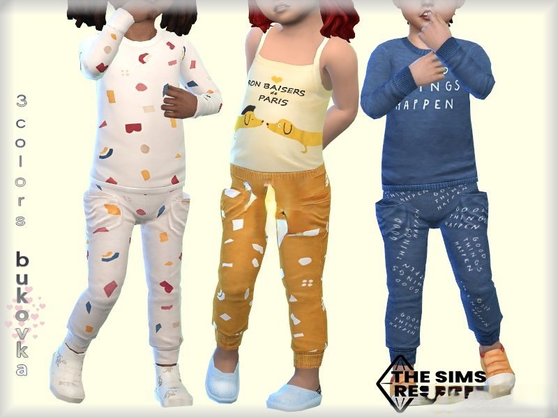 《模擬人生4》嬰兒可愛睡褲MOD