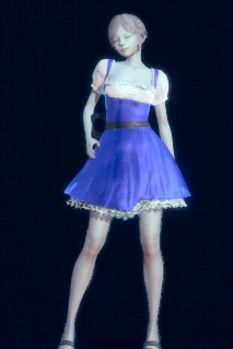 《AI少女》藍色公主裙MOD