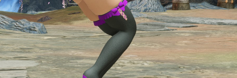 《怪物獵人：崛起》肉感絲襪替換鎖鏈護腿MOD