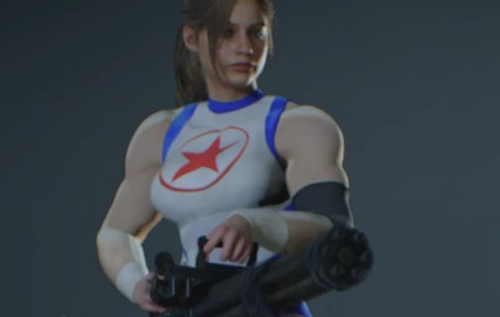 《生化危機2：重制版》克萊爾女摔跤手服飾MOD
