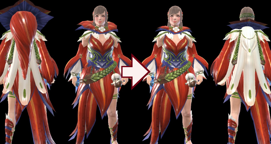 《怪物獵人崛起：曙光》美感雪絨花X套裝MOD