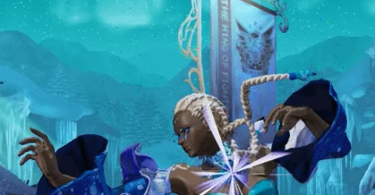 《拳皇15》德洛麗斯新裝雪花服MOD