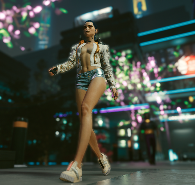 《賽博朋克2077》所有女性統(tǒng)一穿上熱褲MOD