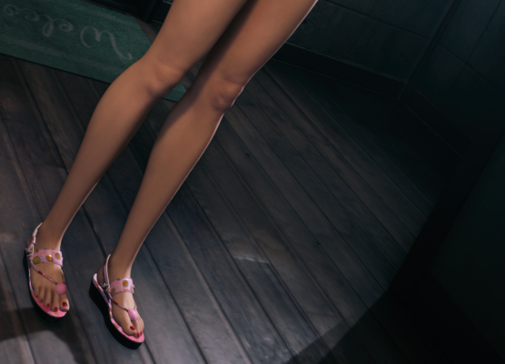 《最終幻想7：重制版》蒂法完美身體重鑄涼鞋v1.4MOD