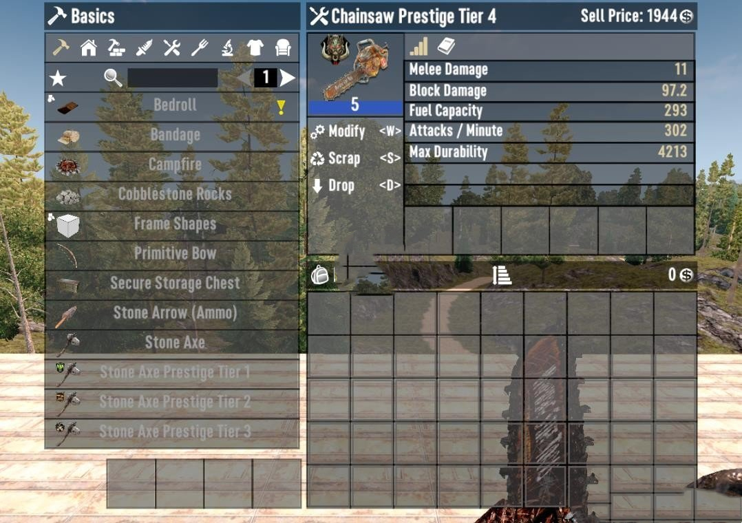 《七日殺》工具增加聲望等級MOD