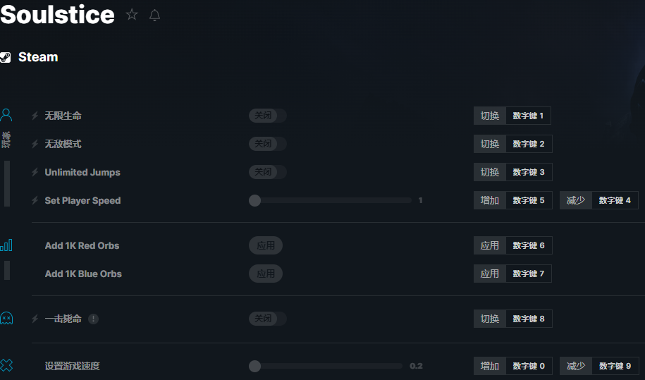 《Soulstice》v2023.07.04八項(xiàng)修改器[STiNGERR]