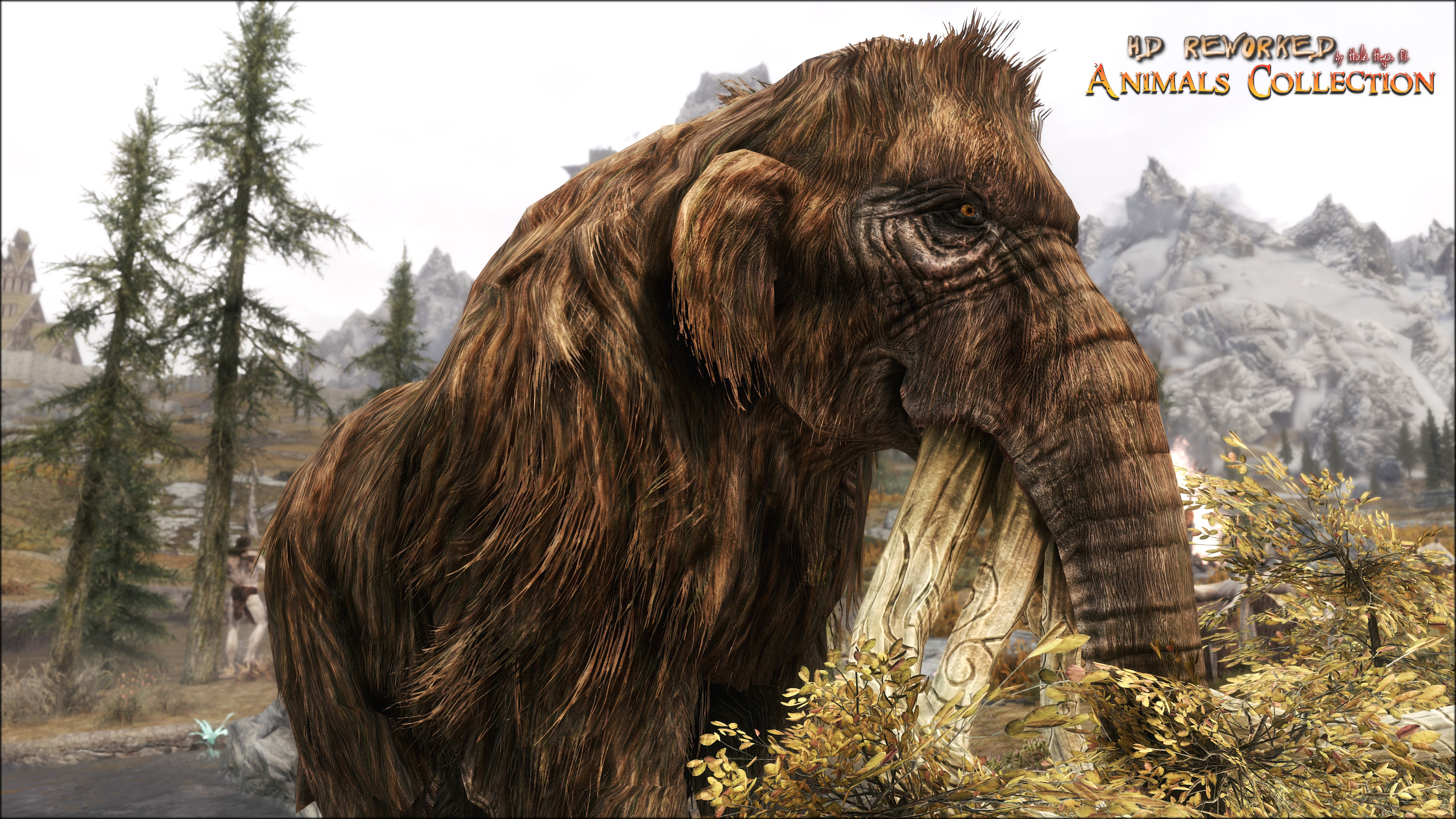《上古卷軸5：天際》高清重置猛犸象MOD