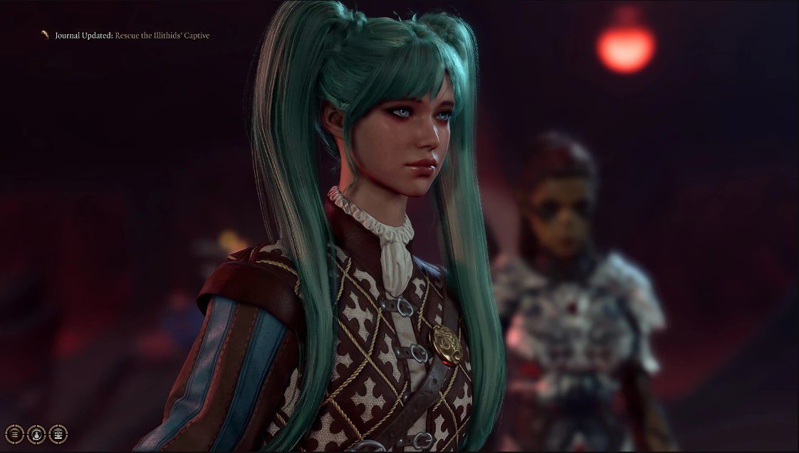 《博德之門3》直發雙馬尾發型MOD
