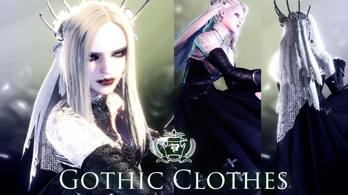 《怪物獵人：世界》哥特貴婦服裝MOD
