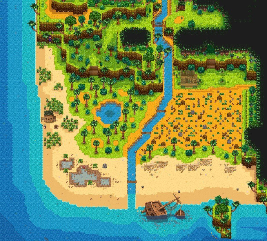《星露谷物語(yǔ)》精致姜島地圖MOD