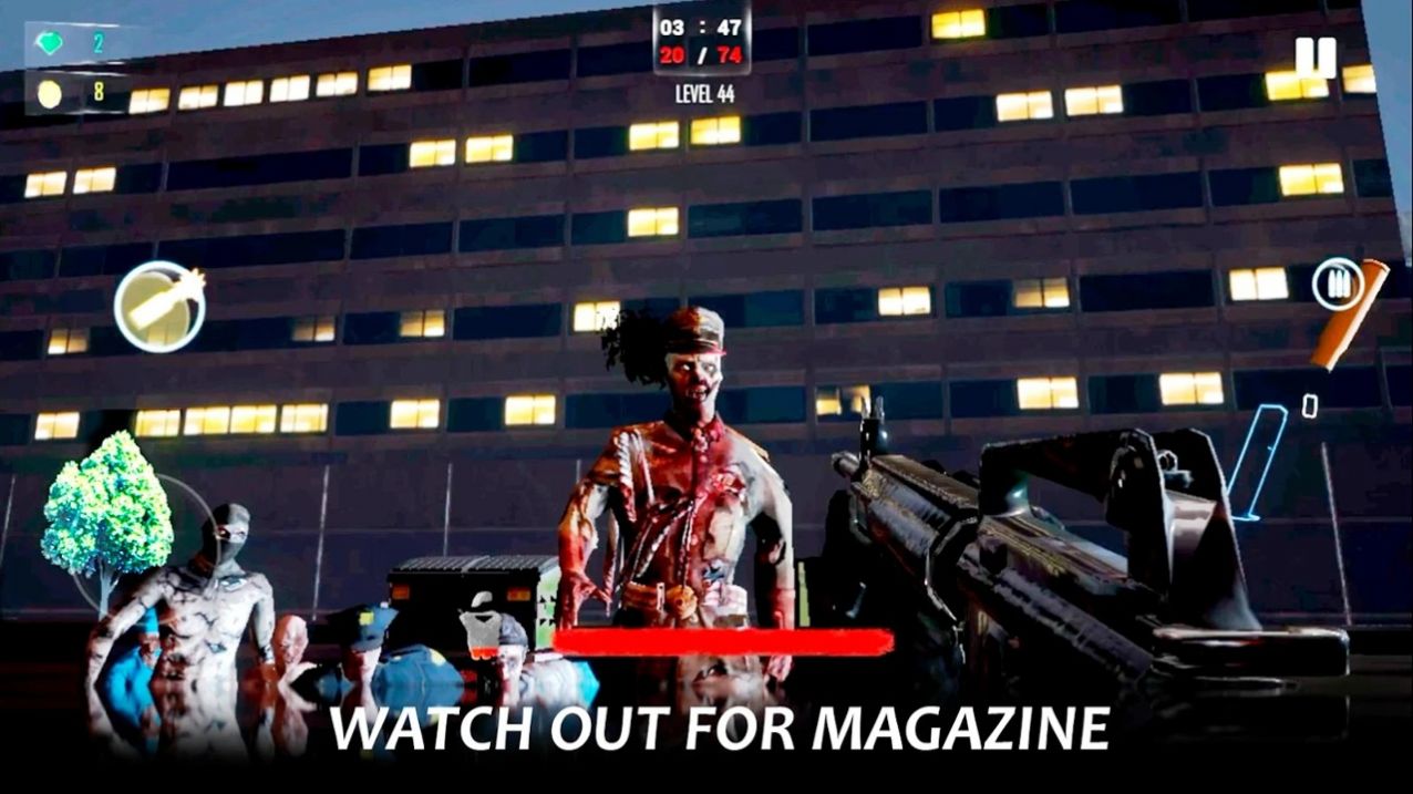 殺死僵尸生存射擊