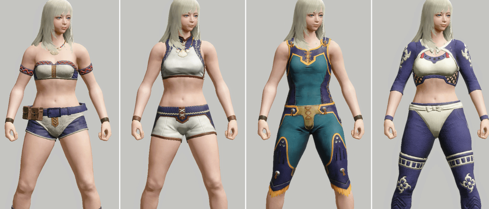 《怪物獵人崛起：曙光》去除女性內衣手部裝備MOD