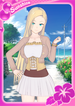 《戀活Sunshine》學院金發傲嬌白襯衫大小姐MOD