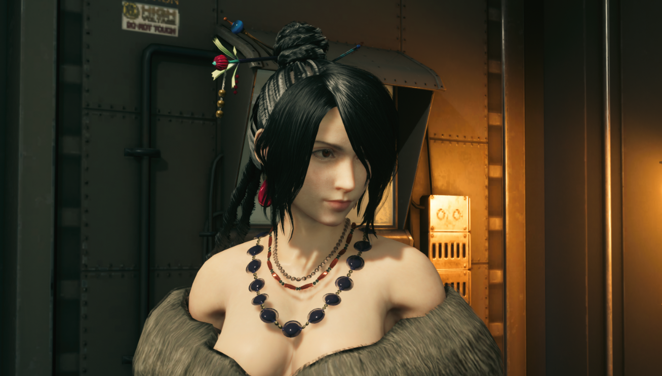 《最終幻想7：重制版》蒂法清純素顏換裝最終幻想10露露MOD