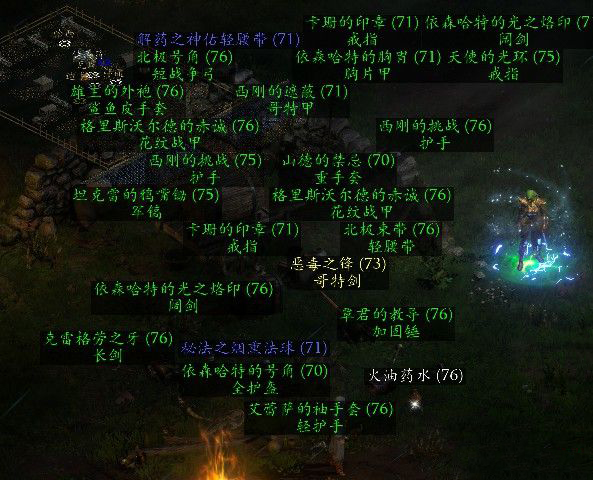 《暗黑破壞神2：重置版》高爆率綠裝和暗金裝MOD