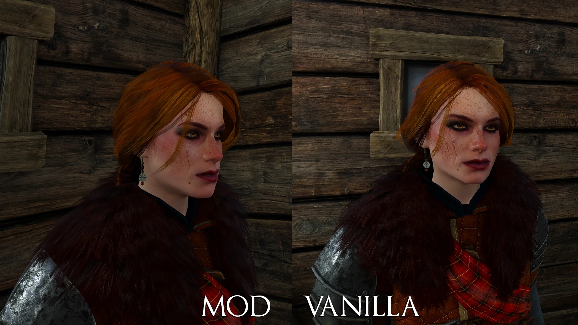 《巫師3次世代版》凱瑞絲臉部疤痕去除MOD