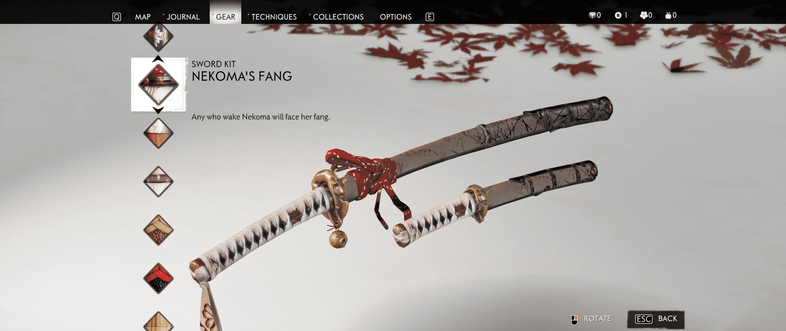 《對馬島之魂：導演剪輯版》武士刀重新紋理MOD