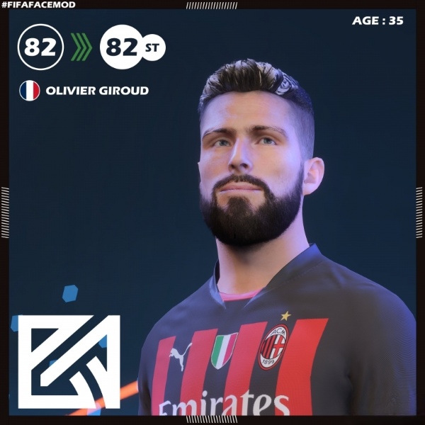 《FIFA 23》吉魯臉型補(bǔ)丁