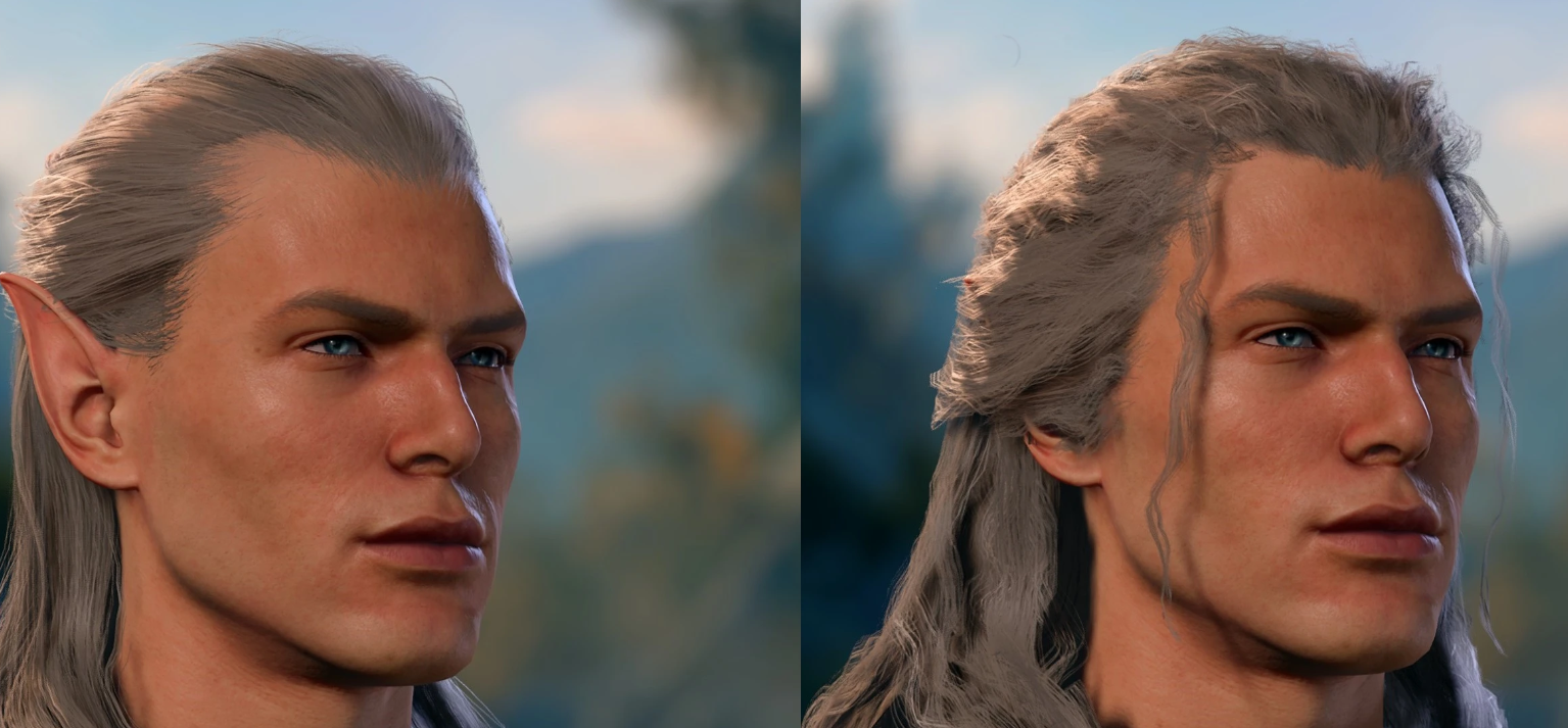 《博德之門3》獵魔人發型MOD