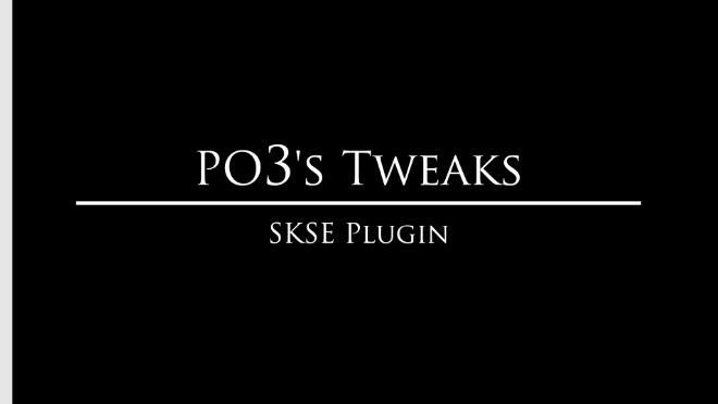 《上古卷軸5：天際重制版》Powerofthree的微調(diào)MOD[SKSE插件]