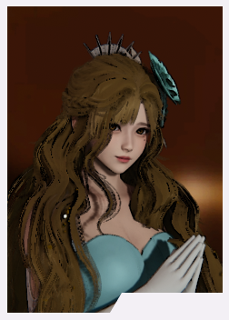 《AI少女》淡藍禮服優雅公主MOD