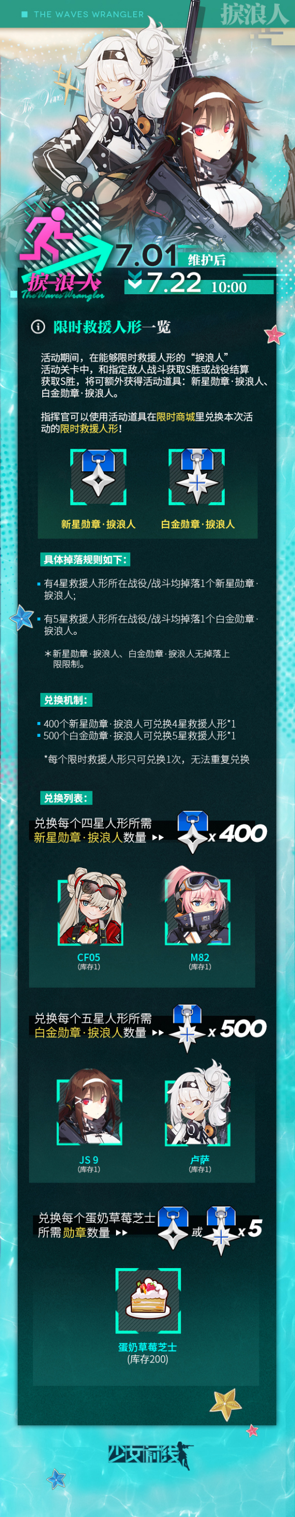 《少女前線》夏活2021攻略 2021年夏日特別行動捩浪人介紹