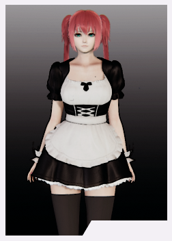 《AI少女》紅發雙馬尾女仆MOD