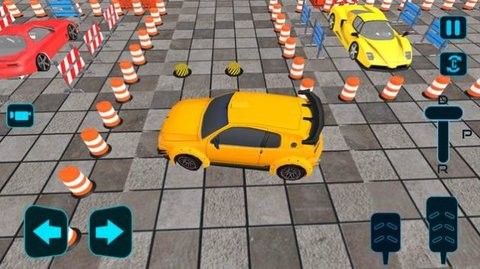 真實現(xiàn)代停車場3D