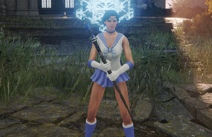 《艾爾登法環》扮演美少女戰士水野亞美MOD