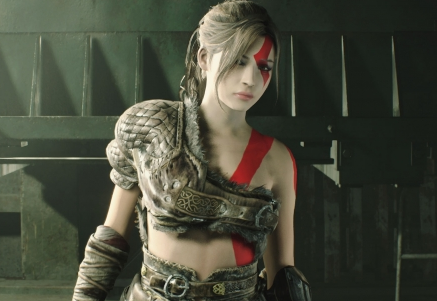 《生化危機2：重制版》艾達克萊爾戰神奎托斯服裝MOD
