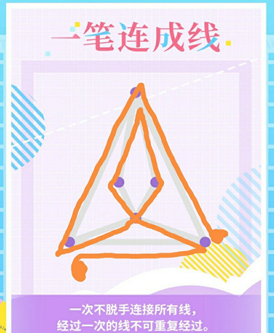 《閃耀暖暖》一筆連成線畫法攻略