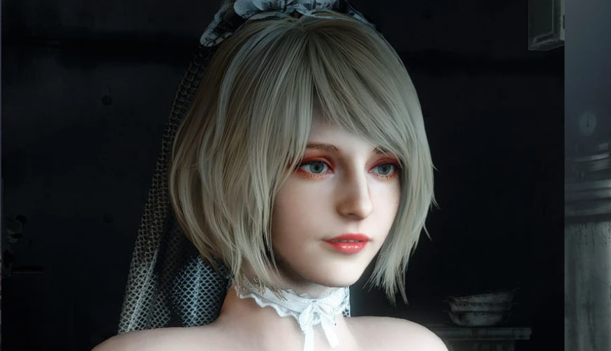 《生化危機4：重制版》阿什莉純白婚紗MOD[正式版]