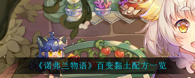 《諾弗蘭物語》百變黏土配方介紹