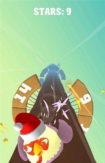 小禮帽向前沖