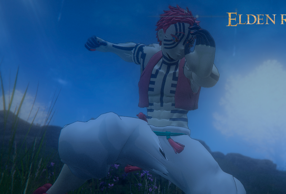 《艾爾登法環(huán)》鬼滅之刃猗窩座替換布萊澤套裝MOD