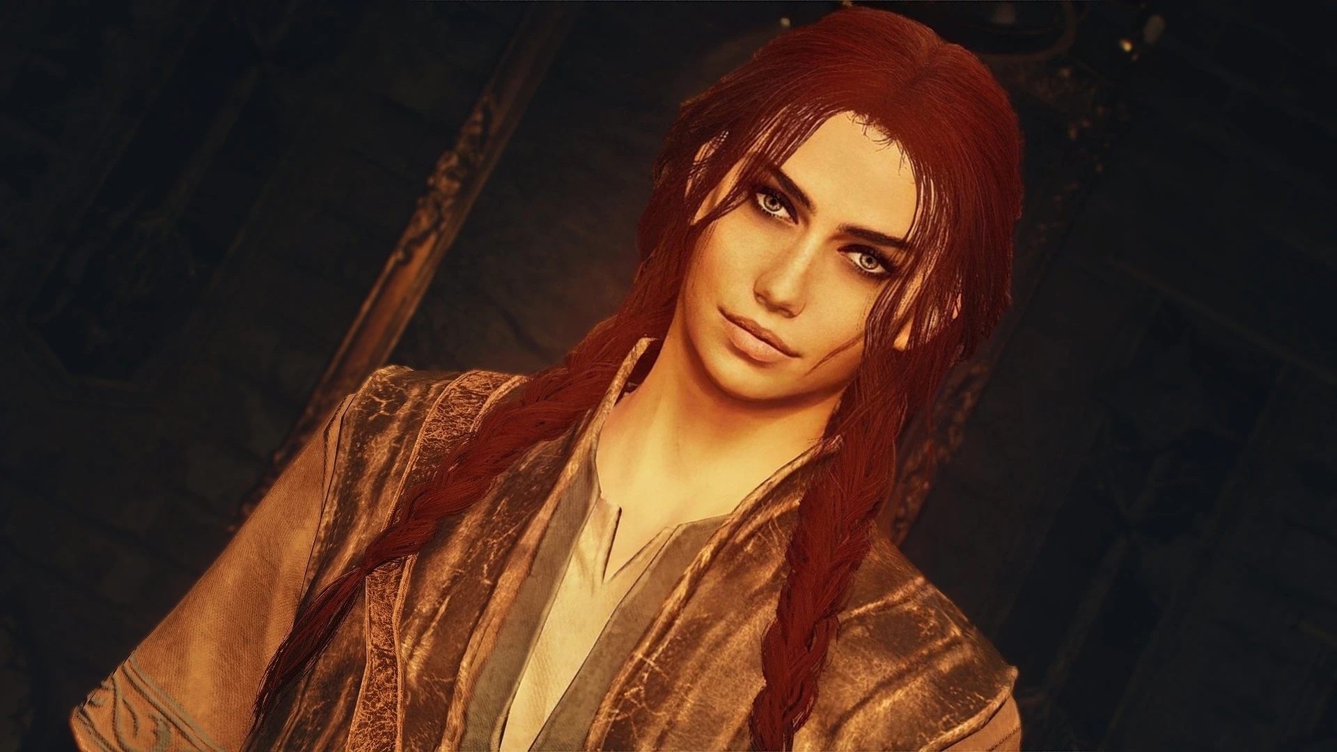 《艾爾登法環》紅發女戰士MOD