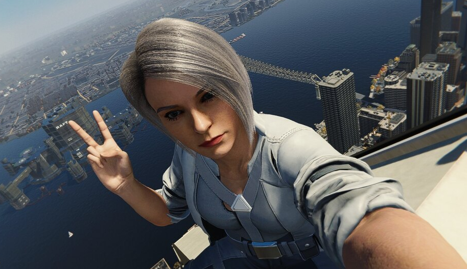 《漫威蜘蛛俠：重制版》氣質御姐銀貂替換蜘蛛俠MOD