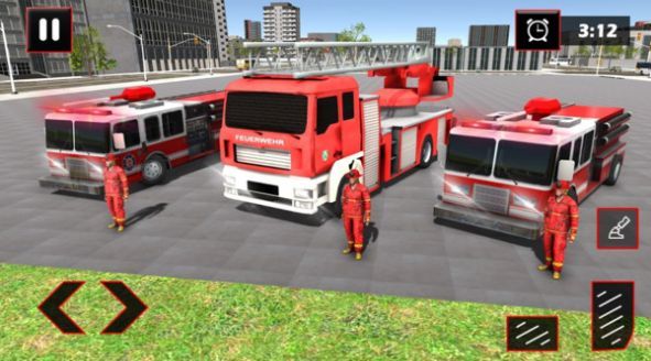 消防車城市救援