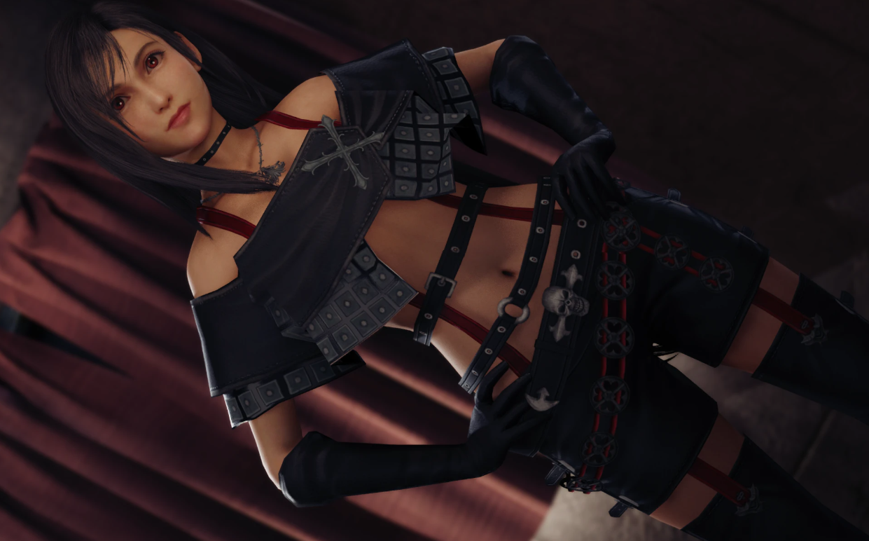 《最終幻想7：重制版》蒂法FF2潘恩服裝MOD