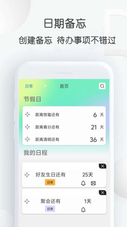 到數日
