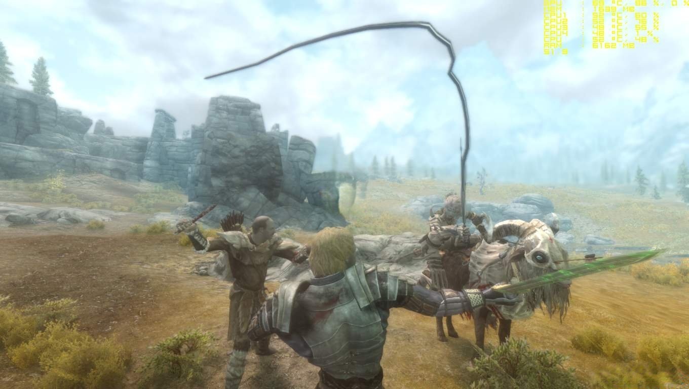 《上古卷軸5：天際重置版》新武器鞭子MOD