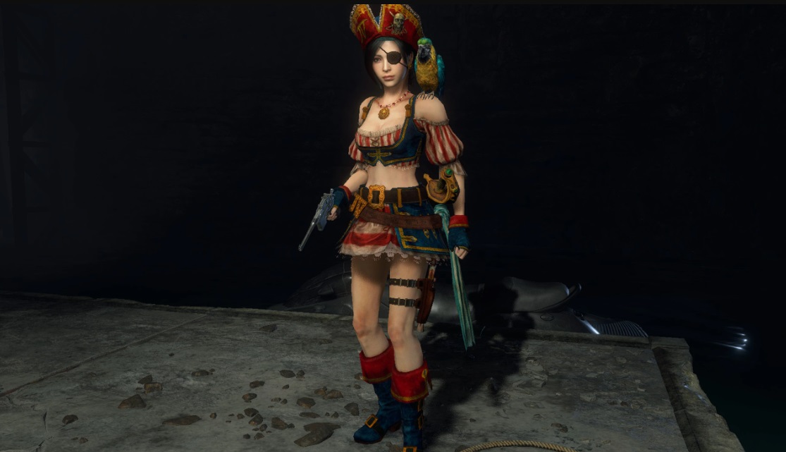 《生化危機(jī)4：重制版》艾達(dá)穿吉爾海盜服MOD[正式版]