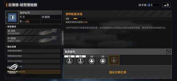 《無盡的拉格朗日》云海級輕型登陸艦加點攻略