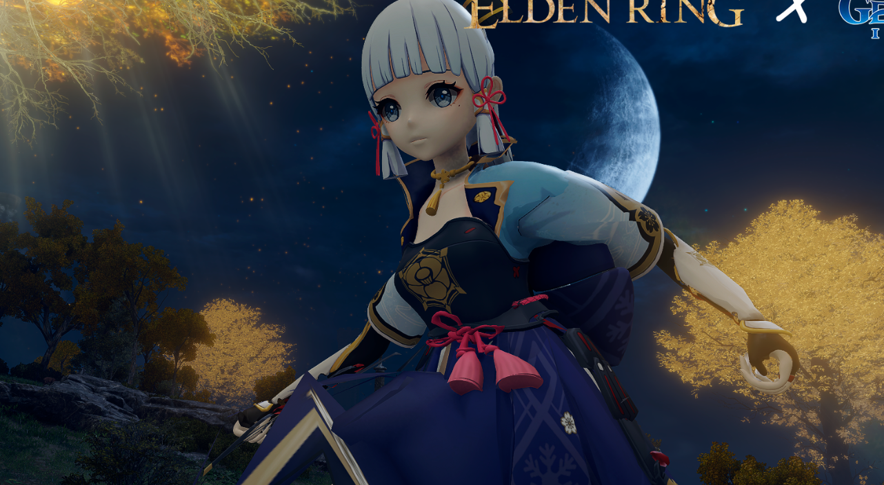 《艾爾登法環》神里綾華替換布萊澤套MOD